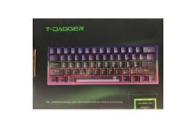 کیبرد باسیم مخصوص بازی مکانیکال تی دگر مدل T-DAGGER ARENA TGK321