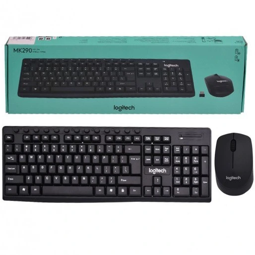 کیبورد و ماوس بی سیم مدل LOG-MK290